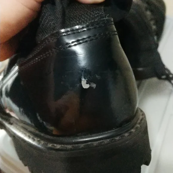 Size 13 black steel toe boots. - Picture 8 of 10